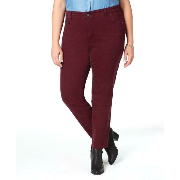NWT Womens Plus Size 24W Style & Co Tummy Control High Rise Slim Leg Jeans - Picture 1 of 2